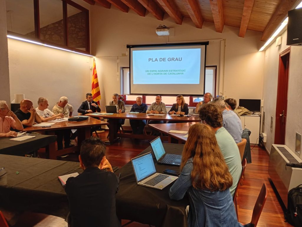Reunió amb els representants de l'Agència Catalana de l'Aigua